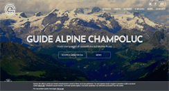 Desktop Screenshot of guidechampoluc.com